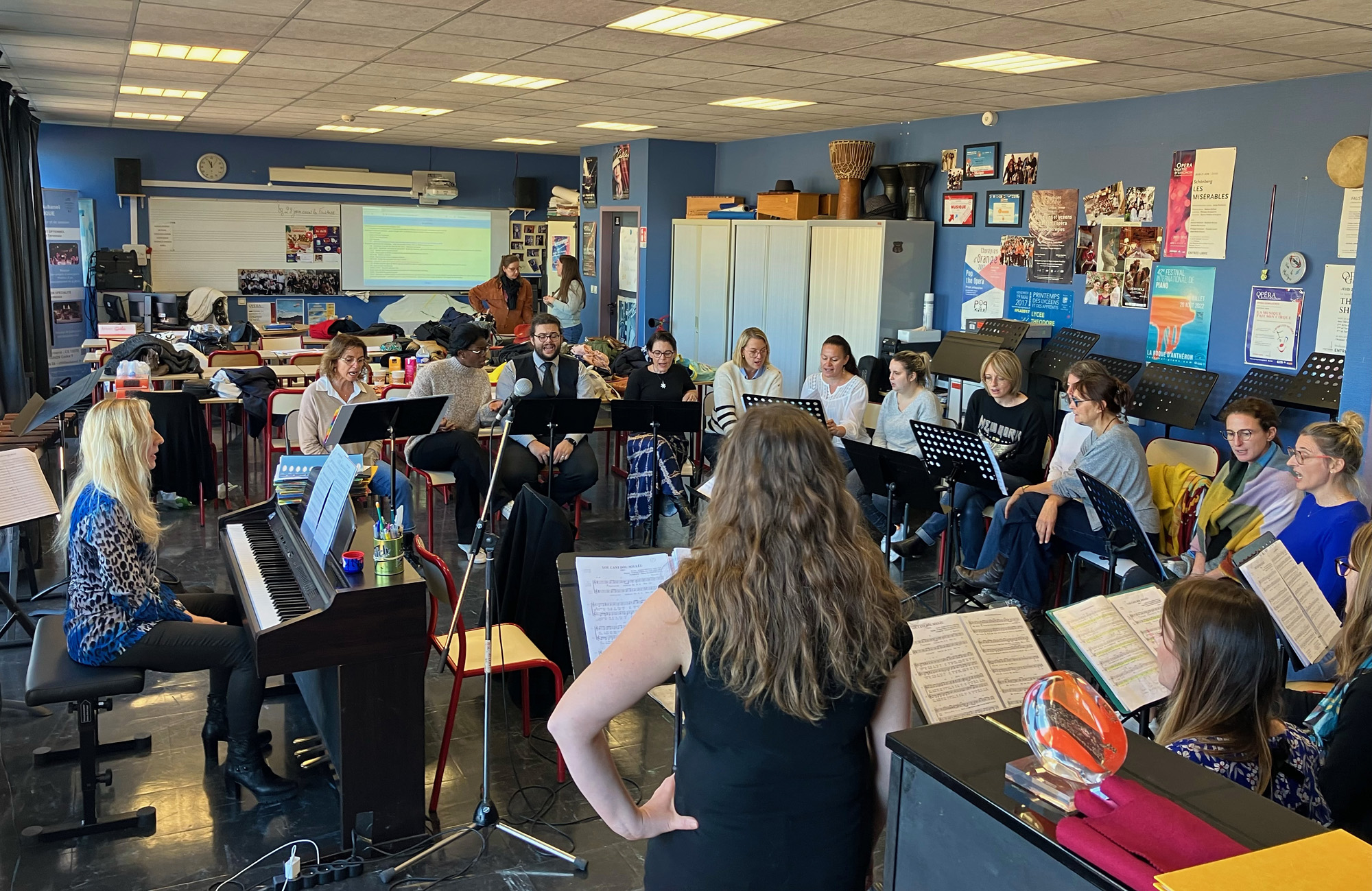 Formation pour le projet "MISTRAL en chanson" au lycée Aubanel d'Avignon